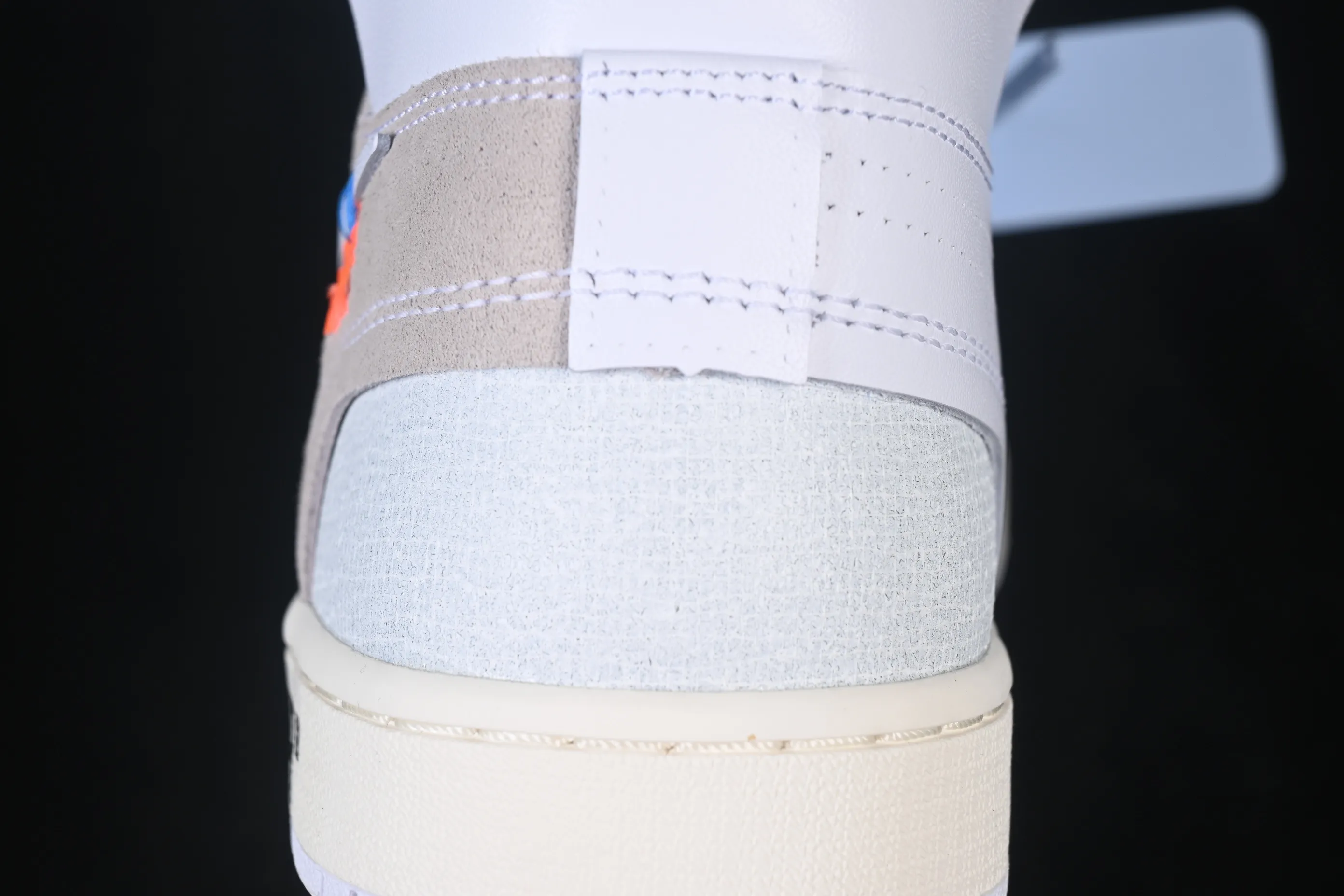 All categories Air Jordan Jordan series basketball shoes Air Jordan 1 High LW version Off White x Air Jordan OW AJ1 Joe 1 joint white high-top basketball shoes AA3834-100